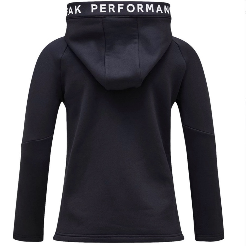 Men’s Peak Performance Rider hooded zip hoodie Black Size Small
